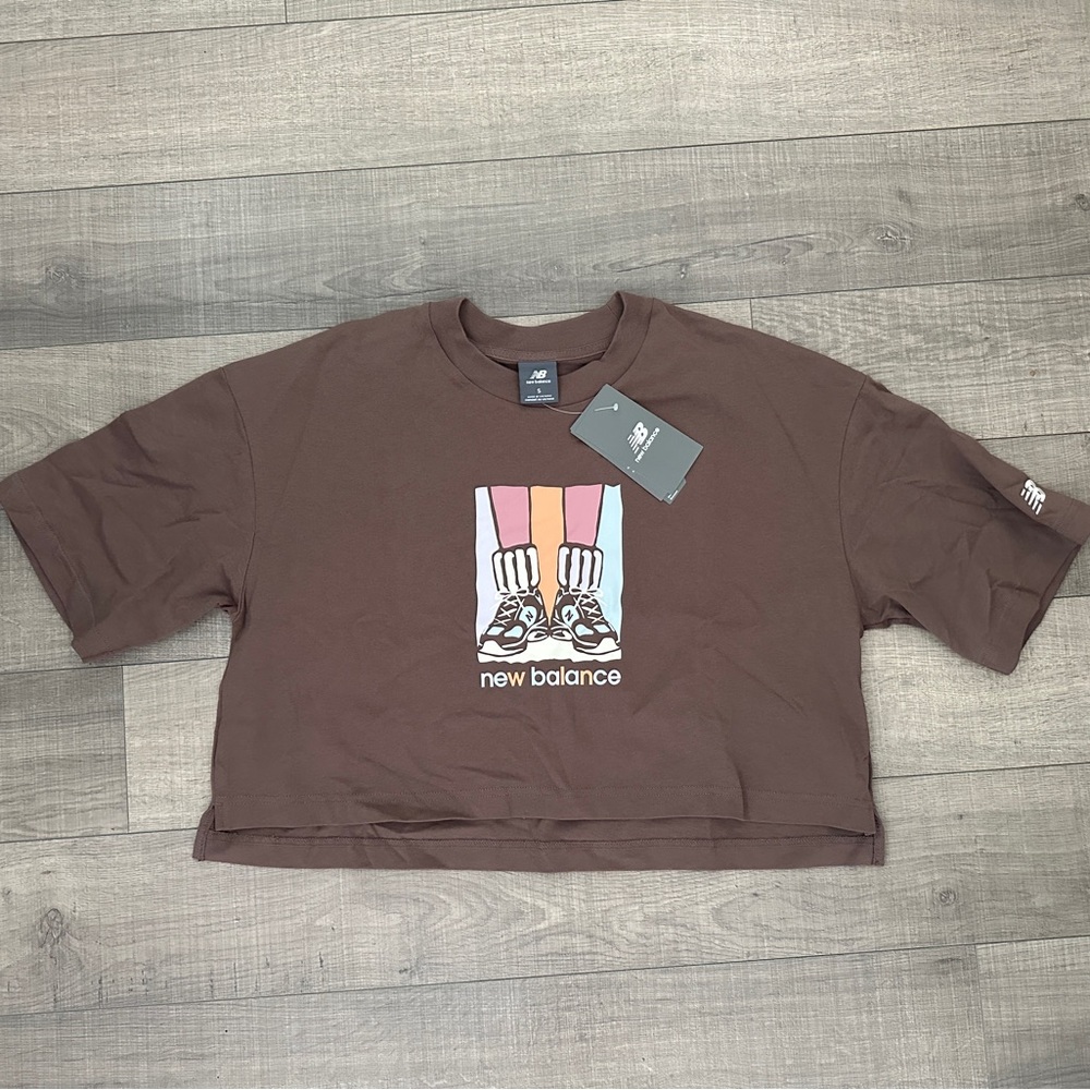 New Balance cropped t-shirt